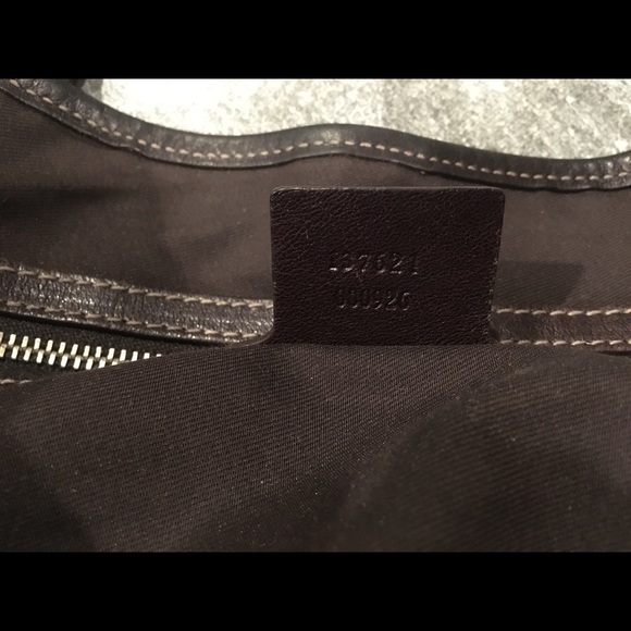 Gucci Monogram Canvas & Brown Leather Pelham Bag - Picture 7 of 8